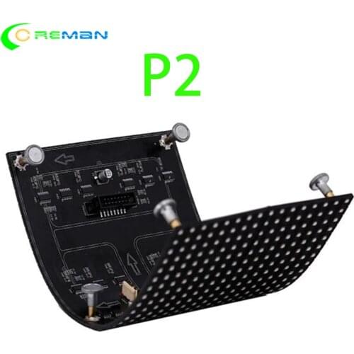 P2mm Soft Flexible LED display Module 256X128mm 240X120mm Full Color , P2 RGB led panel matrix