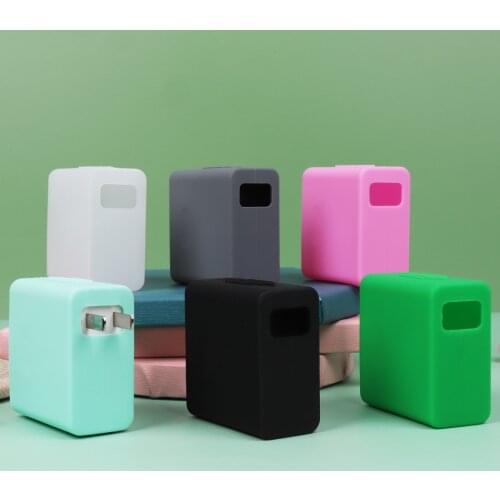 Soft Silicone Charger Case Cover for Huawei MateBook X Pro D14 D15 14 13 inch 2020 2019 65W Ultra Thin Charger Protective Sleeve