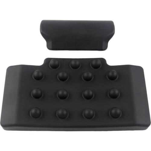 Motorcycle Trunk Backrest Tail Box Massage Point Cushion Aluminum Trunk Back Pad Rear Top Case Cushion for 65L/80L/100L