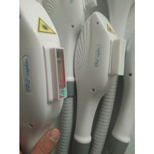 New ipl hair removal machine handle with xenon light lamp inside