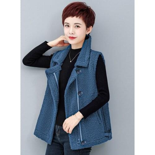 Autumn Short Vest Women Winter Thermal Waistcoat Warm Fleece Vest Female Sleeveless Jacket Ladies Vests For Women