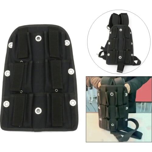 Premium 6kg/13lbs Diving Backplate Harness Back Plate Tech Diving Weight Plate Bookscrews Dry Carrier Weights Holding Plate