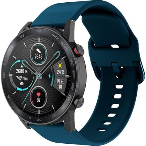 For Honor magic Watch 2 42mm 46mm Band Silicone Watchbands 20mm 22mm watch band bracelet For Huawei Watch GT 2