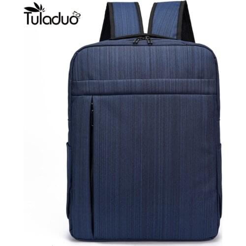 Mens Oxford Backpack Suitable For Laptop USB Charging Multi-layer Space Travel Mens Bag Anti-thief Large Capacity