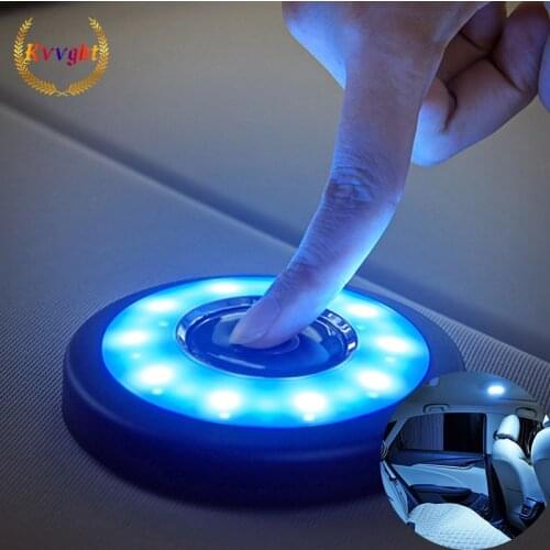 3 Color Changes Portable Night Light USB Recharge Wireless Decor for Car/Closets Cabinets/Trunk/bedroom/Trunk Cargo Area