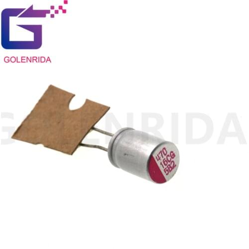 10pcs 16V470UF 8*12 470UF 16V Solid Aluminum Electrolytic Capacitor for Computer Mainboard Video Card/Graphics Card