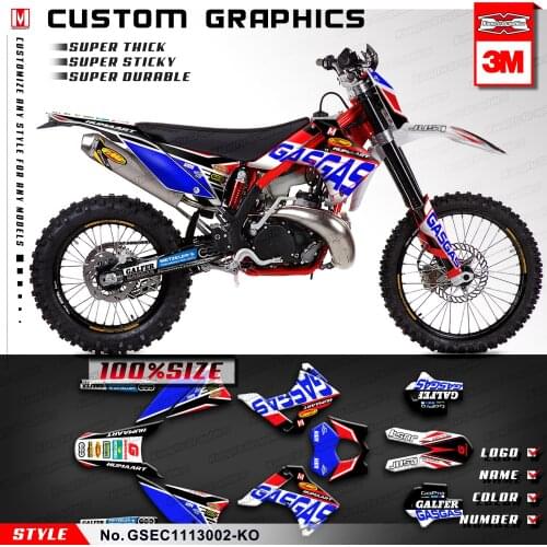 KUNGFU GRAPHICS Custom Stickers Vinyl for GAS GAS EC 125 200 250 300 2T 450 4T Six Days 2011 2012 2013 Style no. GSEC1113002-KO