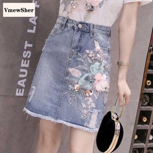 Юбки-карандаши с цветами VmewSher China At AliExpress