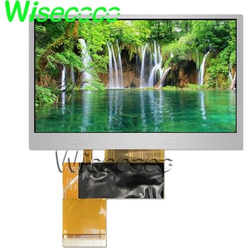Wisecoco 4.3 inch TFT lcds panel TM043NDH02 lcd screen 480*272 high brightness TN Transmissive Portable Navigation MP3 PMP