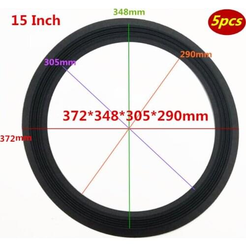 5pcs 15" inch Speaker Cloth Edge Repair Kit Fits for 15 Inch Bass Subwoofer DIY Accessories