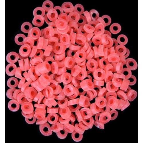 2500Pcs Fishing Accessories Fish Tackle Rubber Bands For Fishing Bloodworm Bait Granulator Bait Wholesale