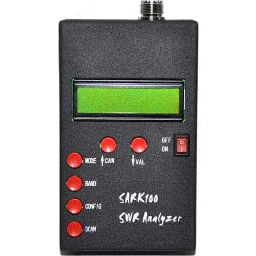 1-60MHz HF ANT SWR Antenna Analyzer Meter Standing Wave Tester for Ham Radio