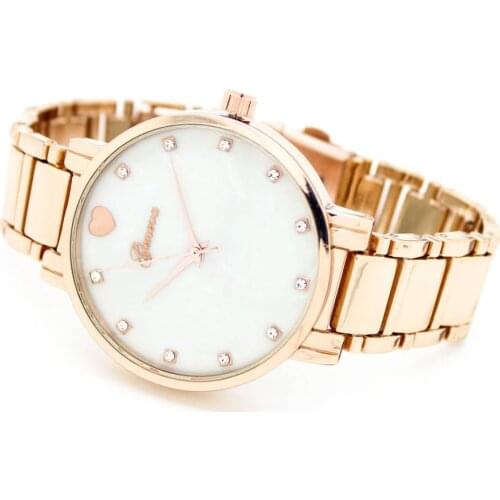 Fashion Dress Watch Ladies Gifts Waterproof Stainless Steel Bracelet Women Mother of Pearl Watches