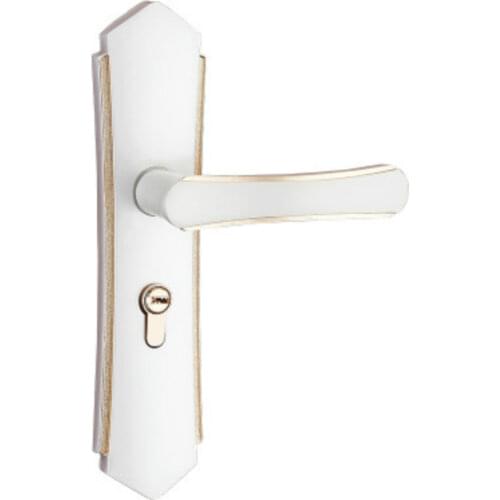 European bedroom door lock hotel interior door locks mechanical door locks ivory white door hardware