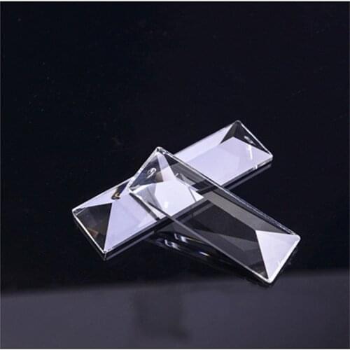 Hot Selling 200pcs/Pcs 63mm Transparent Crystal Chandelier Pendants Prisms For Garden Suncatchers Glass Curtain Parts