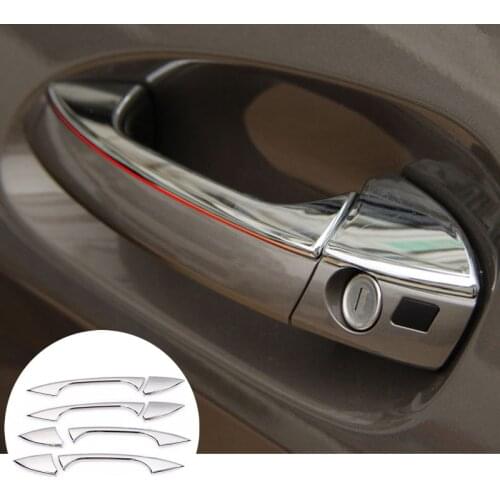 ABS Exterior Car Door Handle Cover Trim 8pcs For Benz CLA C117 X117 W117 2013-2018 Car accesories interior Car decoration