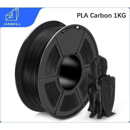 Carbon Fiber PLA Filament 3D Printer Filament For 3D Pen 1.75mm 1kg 3D Printing Materials High Strength Density Non-toxic