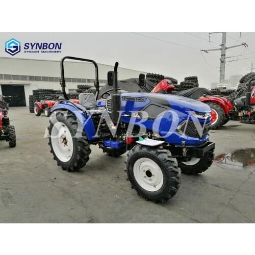 SYNBON 60HP 4*4 tractor high power farm hydraulic tractor multiple auxiliary tools agriculture machinery SY604
