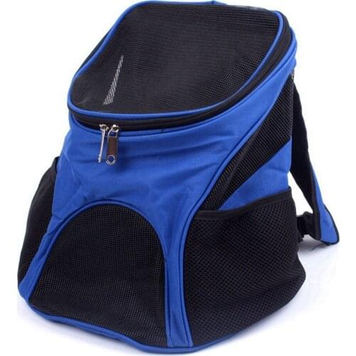 Dog Carriers Breathable Pet Backpack Oxford Mesh Cloth Cat Bag Solid Color Bags Carrier for Dogs Cats Carrying Pets Backpacks