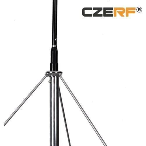 Professional 1/4 wave GP aluminium antenna with 15 meters cable NJ for broadcast fm transmitter