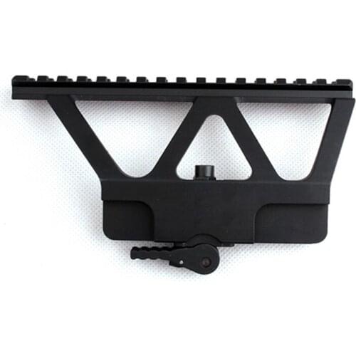 Quick Detach AK Rail Scope Mount Base Picatinny Side Rail Mounting