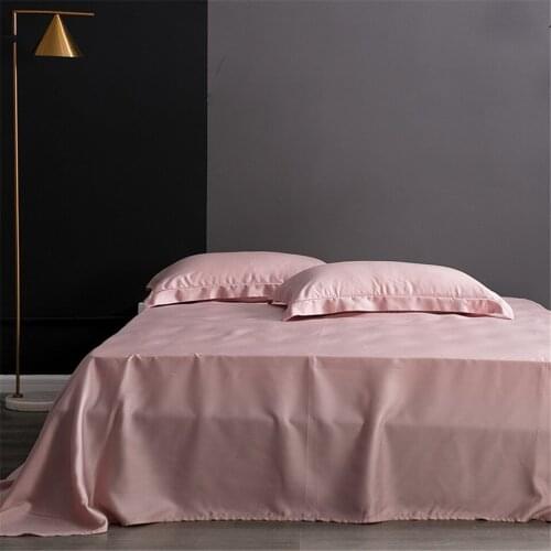 Luxury 100% Silk Noble Flat Sheet Silk Queen King Healthy Bed Linens Set Pillowcase For Women Men Kids Bed Sheets