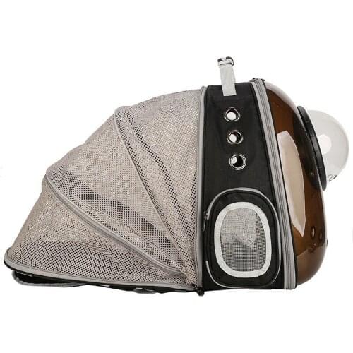 New Cat Bag Portable Dog Bag Large-capacity Space Capsule Pet Bag Expandable Transparent Backpack for Pets Supplies Cat Space