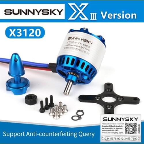 SUNNYSKY X3120-III 585KV 760KV 880KV 1025KV Brushless Motor for RC Quadcopter Airplanes Fixed Wing Plane