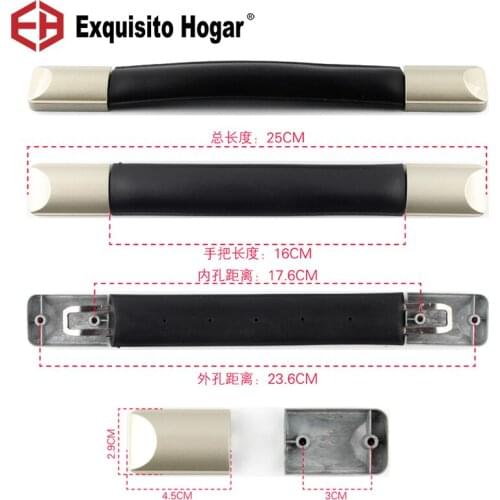 Suitcase Pull Rod Box Handle Fitting Pull Rod Handle Suitcase Fix Holders Box Pull Carry Strap Luggage Repair Handle Part