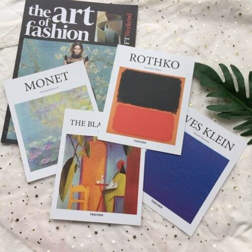 Ins Vintage Abstract Art Painting Decorative Card Album Cover Card Poster Postcard Room Decor Wall Sticker Shoot Props Cardstock