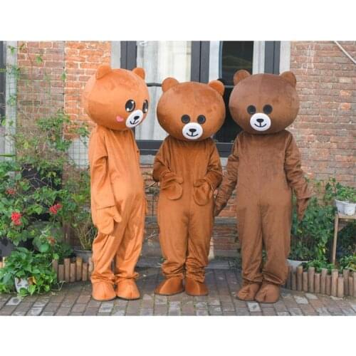 [Funny] Cosplay animal clothes Teddy Bear performance costume Plush toy Adult Fur Mascot Costume party Fancy Dress doll gift