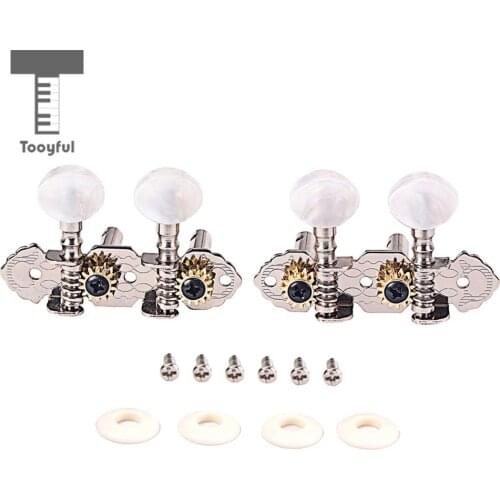 1R1L Guitar Tuning Pegs Key Machine Head Tuners for 4 String Cigar Box Ukulele Uke Mini Guitar