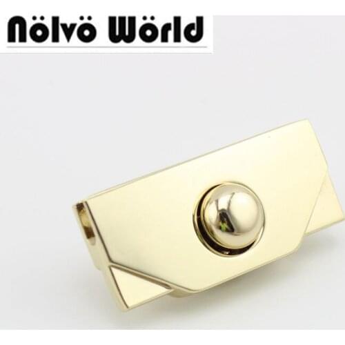 20sets 10sets Leather Bags Handbags Metal Locks Pushed,Making Your Own Bags' Lock Snap Clasps