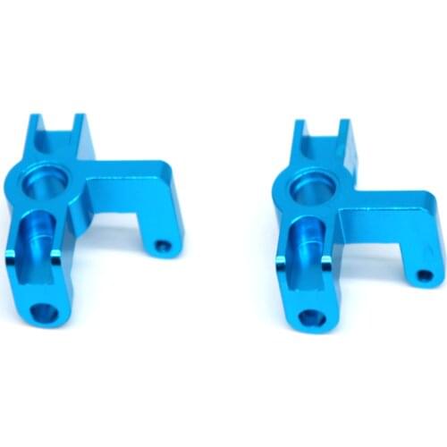 2pcs Steering Hub Carrier(L/R)(Al.) for WLtoys 144001 RC Model Car