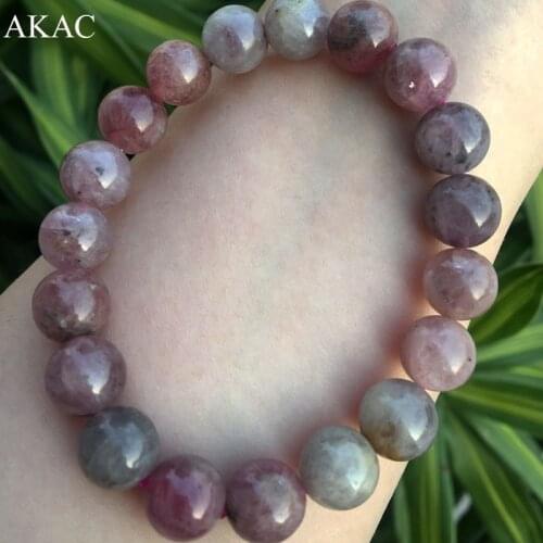AKAC approx10-10.5mm 19beads/bracelet natural rarely colorful spinel bracelet gemstone for women men bracelet