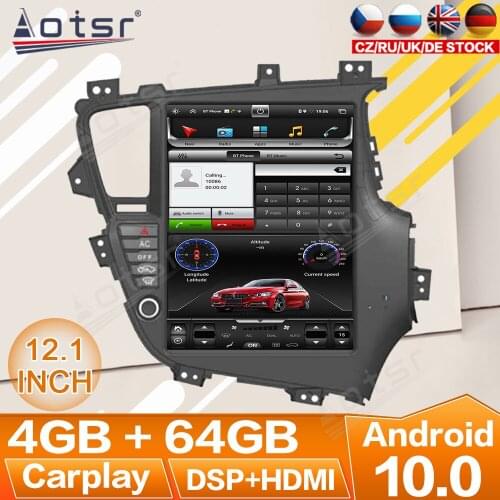 12.1INCH Android Car Radio Stereo Autoradio Central Multimedia Player For Kia Optima K5 2011 2012-2015 GPS Navi Tesla Head Unit