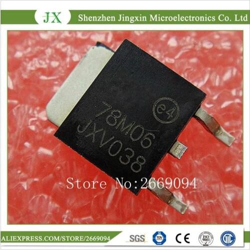 Free shipping 20pcs/lot L78M06 78M06 SOT-252 SMD 7806 three-terminal regulator new original