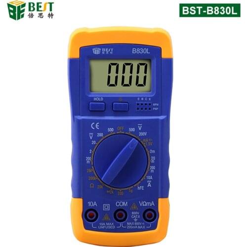 Digital LCD Multimeter Voltmeter Ammeter DC AC OHM Volt Current Tester For Professions Factories Schools Amateur Home Use