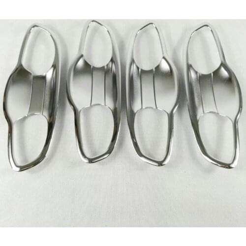 For Volkswagen Touran 2016 2017 2018 2019 Chrome Side Door Handle Bowl Cover Trim Car Sticker Exterior Car Styling Protector