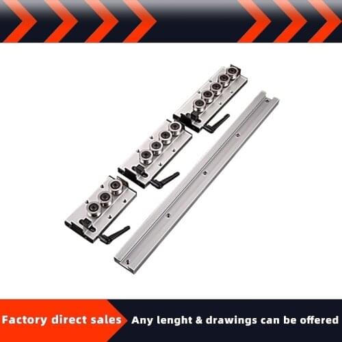 Dual-axis linear motion guide 1/2PCS SGR10/15N/15 locking positioning aluminum slider precision mechanical sliding table track
