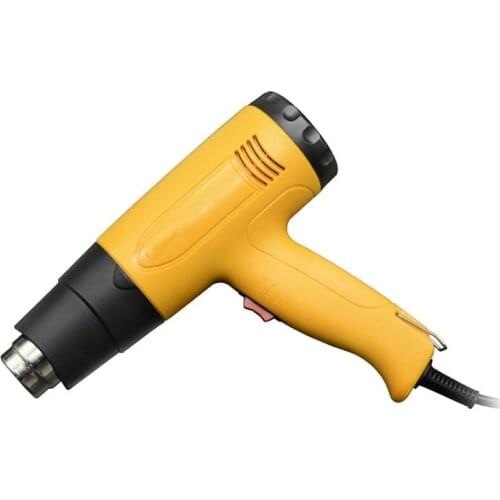 Heat Gun 220V 1800W Hot Air Gun Variable Temperature Control with 2-Temp Settings 50℃- 550℃ for Car Foil Shrinking PVC