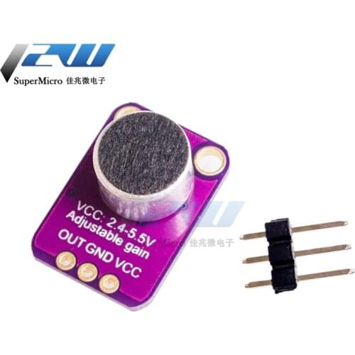 GY-MAX4466 Electret Microphone Amplifier Module MAX4466 Adjustable Gain for Arduino