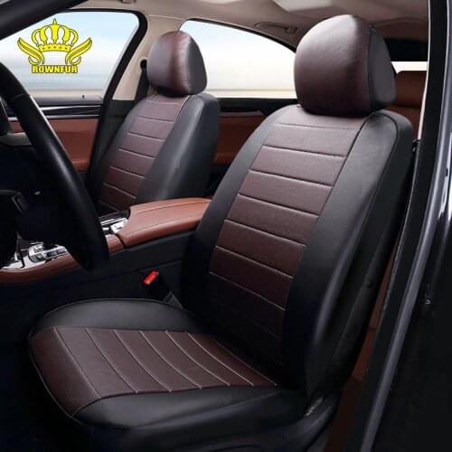 Artificial Leather car seat cover coffee PU Automotive interior universal luxury waterproof seat covers For Toyota Kia BMW Mazda
