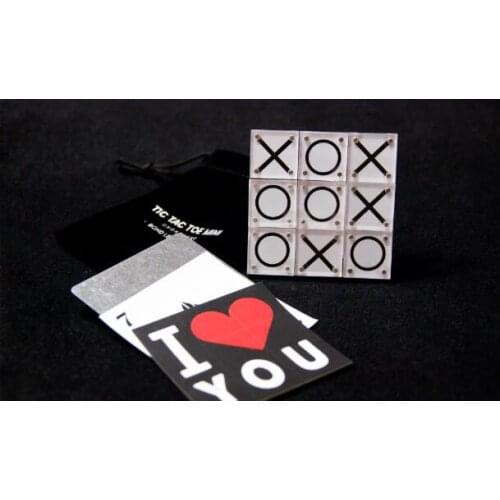 Mini Tic Tac Toe Pro By Bond Lee - Magic Tricks Close up Gimmick Illusions Fun Professional Magic Product Amazing Magician Toys