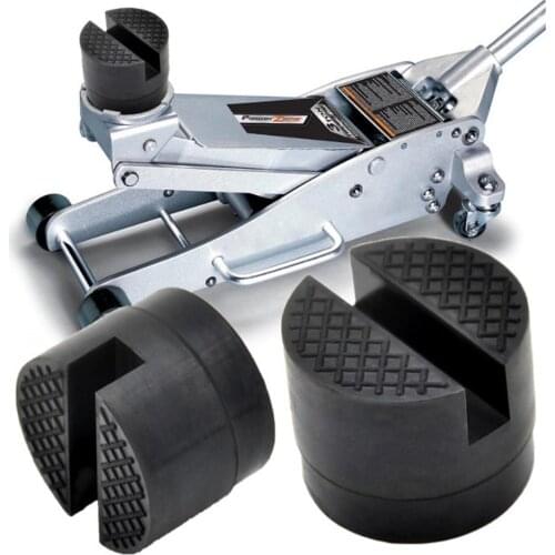 Floor Slotted Car Rubber Jack Pad Frame Protector Adapter Jacking Tool Pinch Weld Side Lifting Disk For Lexus For Subaru Fiat Vo