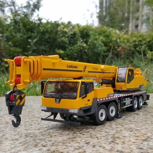 Original Factory 1:50 New Diecast Liugong Tc750c5 75ton Alloy Toy Scale Crane Model for Sale