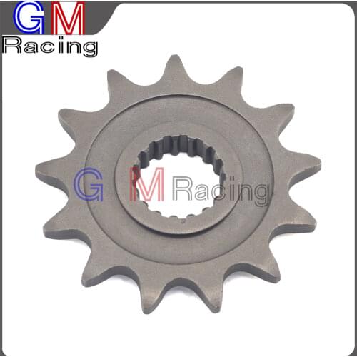 13T 14T Front Chain Sprocket For HONDA CR250R CRF450R CRF450X CRM250 CR500 CRF 450R 450X TRX450R TRX700 Motorcycle DirtBike