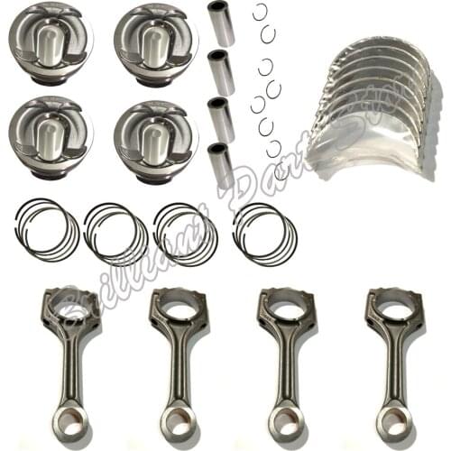 Pistons Conrods Bearing Shells For Land Rover LR2 Evoque Discovery Sport 2.0T 204PT 11-14