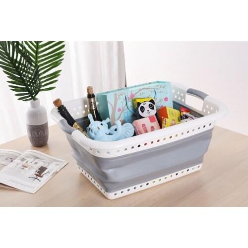 Folding Basket Waterproof Laundry Basket Clothes Storage Box/Basket/Bucket Dirty Clothes Toys Container Z016