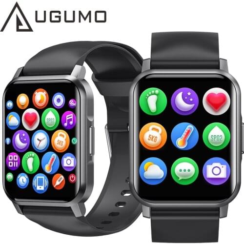 UGUMO 1.72 inch Smart Watch Women Men Electronics Sport Wrist NK15 Square Smartwatch Smart Clock Hours For iPhone IOS Android